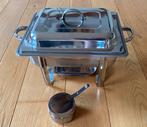 Chafing dish met 2 extra bakken, Ophalen, Zo goed als nieuw
