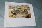 auto poster rallye MG K3 Magnette 1933, Verzamelen, Merken en Reclamevoorwerpen, Ophalen of Verzenden, Zo goed als nieuw, Reclamebord