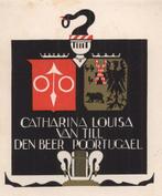 1505 Ex Libris Nederland : Jeanne Bieruma Oosting, 1929, Antiek en Kunst, Kunst | Etsen en Gravures, Verzenden