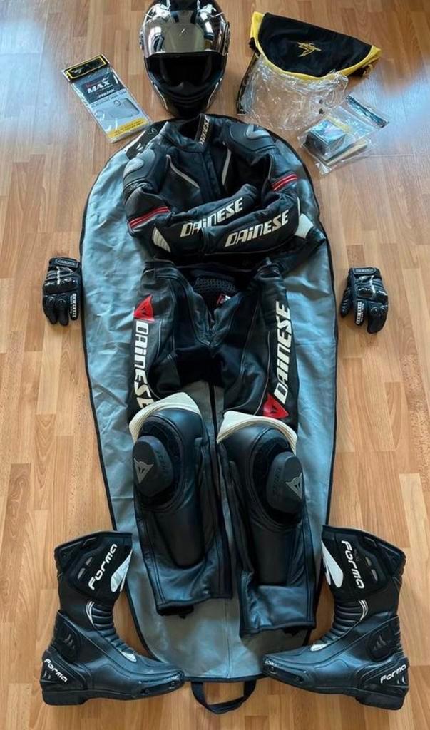 Dainese Motorpak Leer - Topconditie!, Motoren, Kleding | Motorkleding, Combipak, Heren, Tweedehands, Ophalen of Verzenden