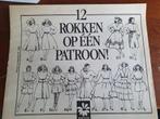 12 rokken - 1 patroon, Hobby en Vrije tijd, Kledingpatronen, Overige merken, Overige typen, Vrouw, Nieuw