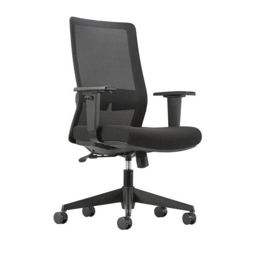 MN Netweave Basic Bureaustoel Zwart, Huis en Inrichting, Bureaustoelen, Nieuw, Bureaustoel, Zwart, Ergonomisch, Ophalen of Verzenden