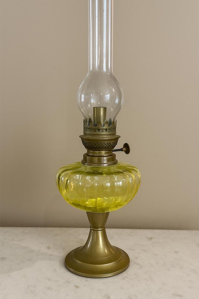 Vintage Olielamp, Antiek en Kunst, Antiek | Lampen, Ophalen of Verzenden