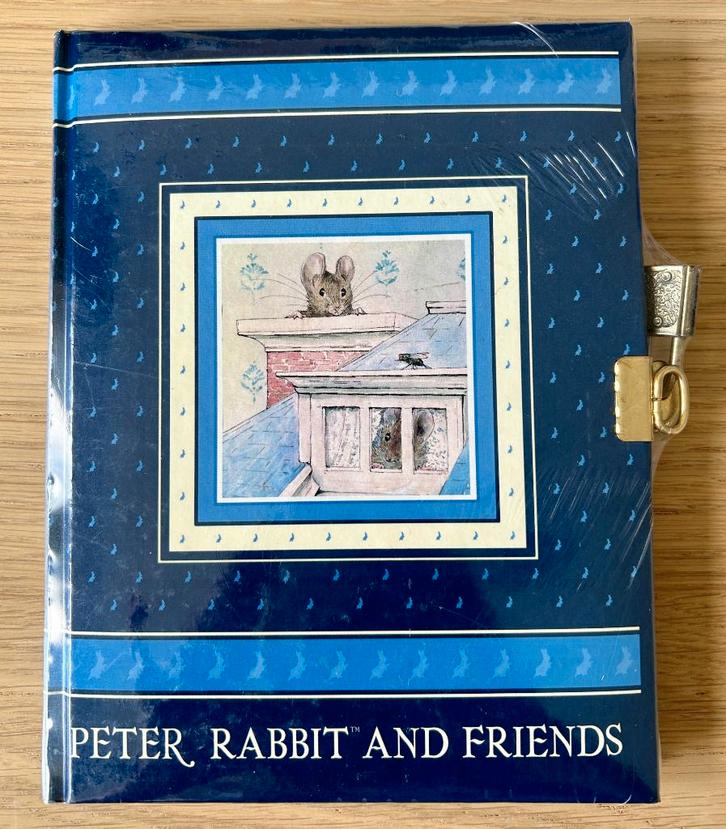 Boekje / schrift Peter rabbit and friends met slotje, Diversen, Schrijfwaren, Nieuw, Ophalen of Verzenden