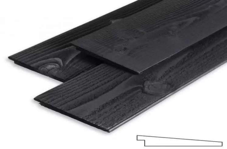 Douglas Zweeds rabat zwart gespoten, Ophalen of Verzenden, Nieuw, 250 cm of meer, Planken