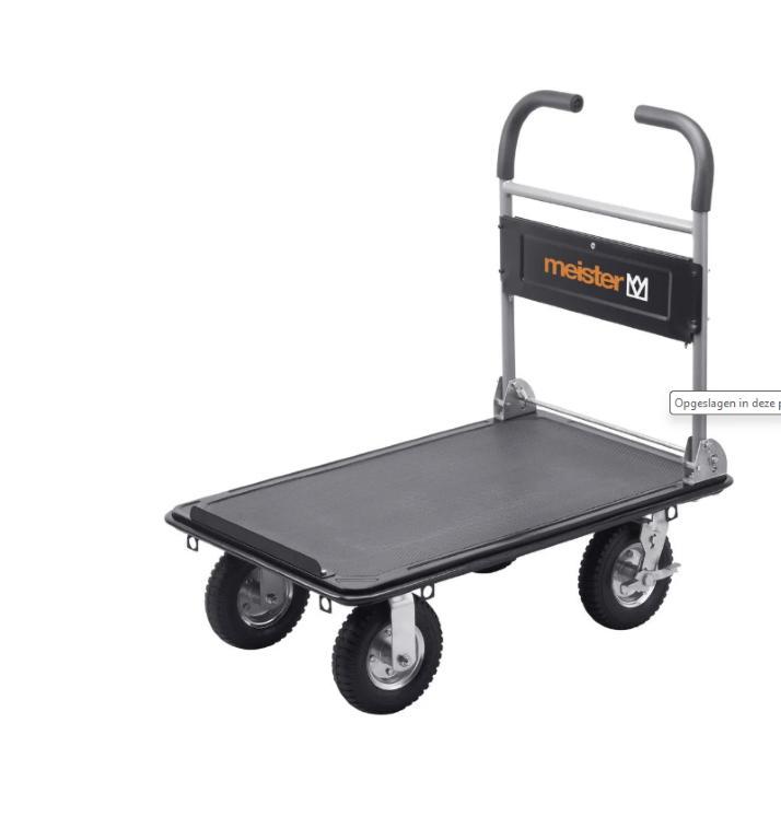 Transportwagen staal Meister, Hobby en Vrije tijd, Overige Hobby en Vrije tijd, Nieuw, Ophalen