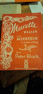 Musette walsen Accordeon, Ophalen of Verzenden, Zo goed als nieuw, Accordeon