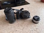 Sony Alpha 6400 + 3 Lenzen *1750 clics, Gebruikt, Spiegelreflex, Ophalen of Verzenden, Sony