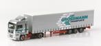 Herpa MAN TGA XL lowliner semitrailer "Grossmann", Ophalen of Verzenden, Nieuw, Bus of Vrachtwagen, Herpa