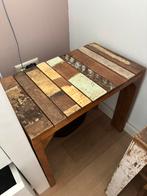 Bijzettafel kinderkamer sloophout, Minder dan 55 cm, Rond, Ophalen of Verzenden, Zo goed als nieuw
