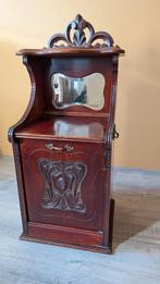 Antieke Victoriaanse Kolenbak met spiegel, Ophalen