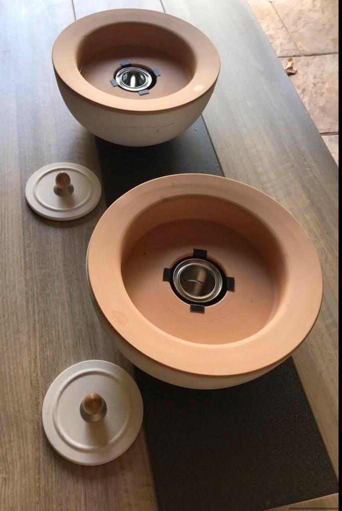 2 Bio-Ethanol potten voor binnen en buiten, Huis en Inrichting, Haarden, Nieuw, Overige soorten, Ophalen