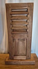 Teak Houten Louvre Luik - Landelijke Stijl, Ophalen of Verzenden