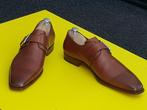 Santoni Oger Schoenen met gesp en Bruine kleur maat 11(45), Bruin, Verzenden, Nieuw, Gespschoenen