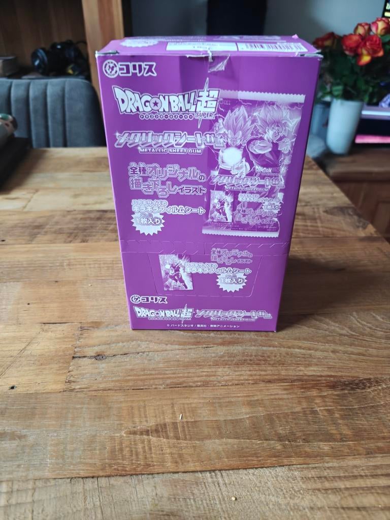 Dragon Ball Super Packs met Kauwgom en Plaatjes, Ophalen of Verzenden, Zo goed als nieuw, Stickers en Plaatjes