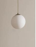 Bolplafondlamp dia 19cm, Ophalen of Verzenden, Zo goed als nieuw, Glas, Minder dan 50 cm