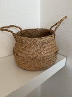 Klein zeegras mandje - Ø16cm, Huis en Inrichting, Woonaccessoires | Schalen en Manden, Ophalen, Mand, Rond, Zo goed als nieuw