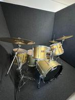 Drumstel Pearl Export Gold Compleet Set 9-delig, Ophalen of Verzenden, Gebruikt, Pearl
