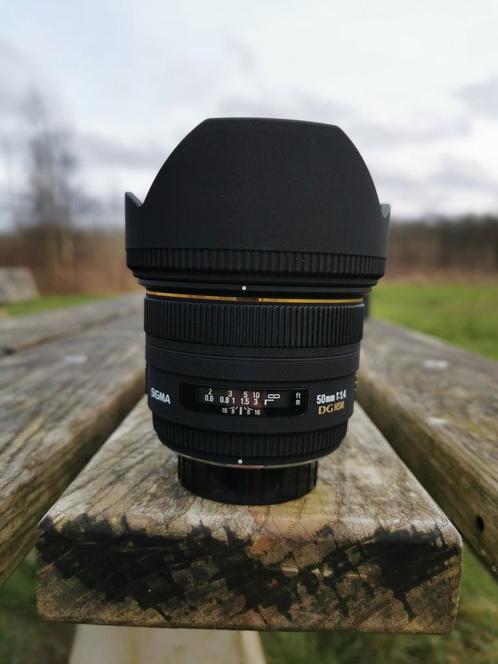 Sigma 50mm F1.4 EX DG HSM voor Pentax K-mount, Audio, Tv en Foto, Fotografie | Lenzen en Objectieven, Zo goed als nieuw, Standaardlens