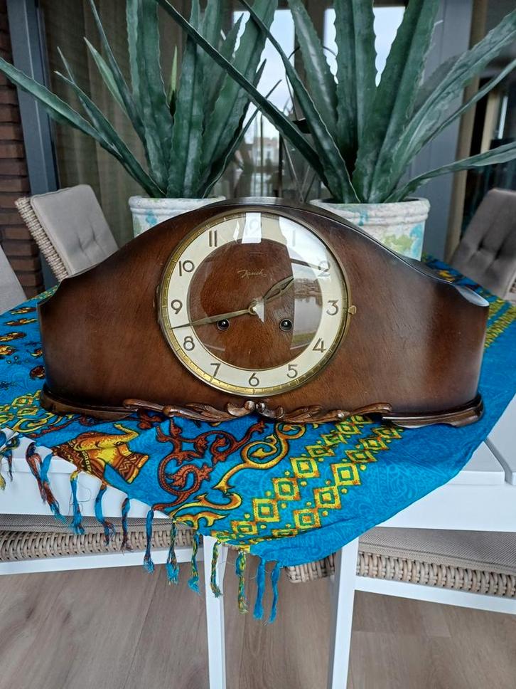 Antieke Junghans Pendule, Antiek en Kunst, Antiek | Klokken, Ophalen of Verzenden