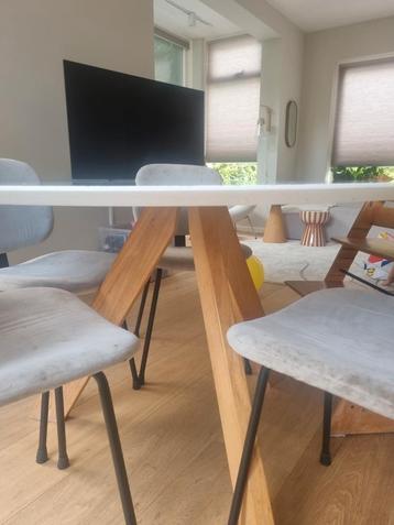 Ronde eettafel wit 120cm