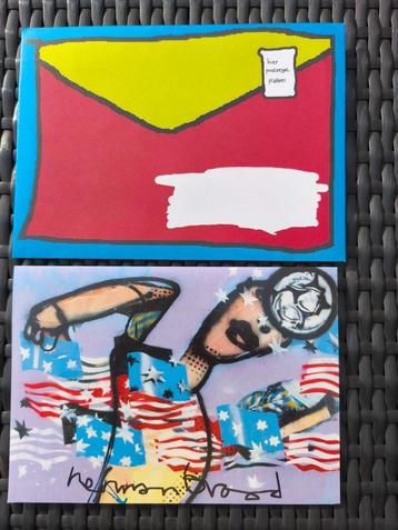 Kaart + enveloppe Herman Brood beschikbaar voor biedingen