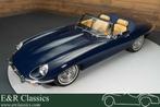 Jaguar E Type Series 2 Cabriolet | 1969, Auto's, Achterwielaandrijving, Beige, Cabriolet, Blauw