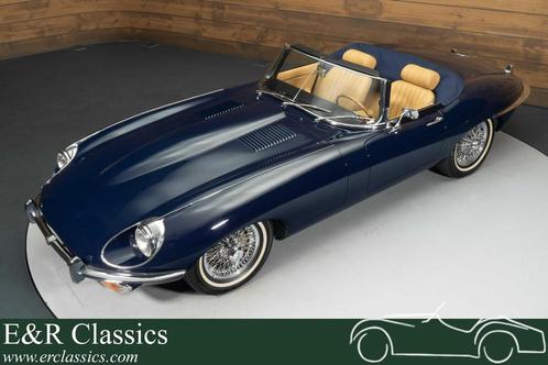 Jaguar E Type Series 2 Cabriolet | 1969, Auto's, Oldtimers, Bedrijf, Te koop, Lederen bekleding, Open dak, Jaguar, Benzine, Cabriolet