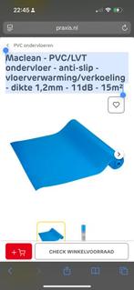 Pvc ondervloer praxis, Doe-het-zelf en Verbouw, Vloerdelen en Plavuizen, Ophalen, Overige materialen, 30 cm of meer, 50 tot 150 cm
