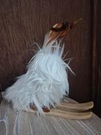 Houten eend in wintersportstijl, Huis en Inrichting, Ophalen of Verzenden, Nieuw