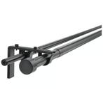 Ikea Racka Hugad Gordijnrail 210-385 cm, Ophalen, Zo goed als nieuw, Zwart, 200 cm of meer