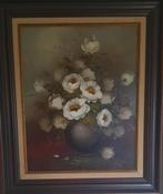 Schilderij bloemen op vaas, Antiek en Kunst, Ophalen