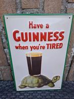 Reclamebord Guinness - schildpad, Verzamelen, Biermerken, Ophalen of Verzenden, Nieuw, Reclamebord, Plaat of Schild, Overige merken