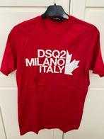 Dsquared2 shirt rood met wit maat S, Ophalen of Verzenden, Zo goed als nieuw, Korte mouw, Dsquared2