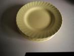 Engels royal grindley of stoke SWIRL gele taartbordjes, Huis en Inrichting, Keuken | Servies, Ophalen of Verzenden, Zo goed als nieuw