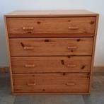 Flexa kast met 4 lades Classic blank gelakt., Kinderen en Baby's, Kinderkamer | Commodes en Kasten, Gebruikt, Minder dan 50 cm