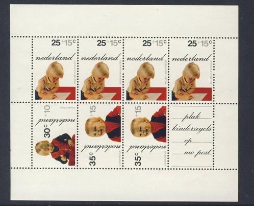 Nederland, Postfris Blok Kinderzegels 1972 NVPH 1024, Postzegels en Munten, Postzegels | Nederland, Postfris, Na 1940, Verzenden