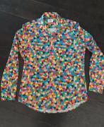 Confetti blouse, heren, Carnaval, Loopgroep,, Carnaval, Opposuits, Overige maten, Ophalen of Verzenden