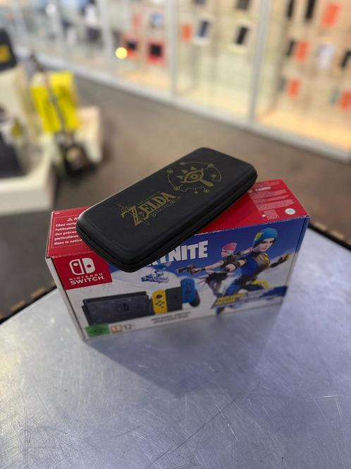 Nitendo Switch fortnight edition nu €199,99, Spelcomputers en Games, Spelcomputers | Nintendo Switch, Zo goed als nieuw, Switch Original