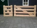 Poort tuinhek Boerenlandhek natuurlijk houten erfscheiding, Tuin en Terras, Gerard Krale, Nieuw, Ophalen of Verzenden, Draaipoort