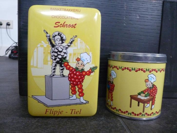 flipje tiel leuke collectie blikken en stripboeken, Verzamelen, Merken en Reclamevoorwerpen, Zo goed als nieuw, Overige typen