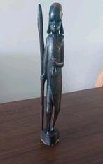 Massief houten masai beeldje, Antiek en Kunst, Ophalen of Verzenden