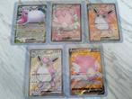 Wigglytuff, Chansey EX en V, Ophalen of Verzenden, Zo goed als nieuw, Meerdere kaarten, Foil