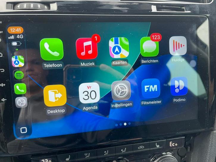 Navigatie display golf 7 - Apple carplay - plug & play, Auto diversen, Autoradio's, Zo goed als nieuw, Ophalen of Verzenden