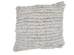 Handmade oriental wool Berber Cushion crème glitter 40x45cm, Wit, Vierkant, Ophalen of Verzenden, Zo goed als nieuw