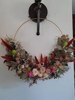 Ring met droogbloemen, Ophalen, Gebruikt