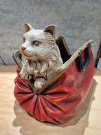 Kat in tas sculptuur van Jun Asilo 1995, Verzamelen, Ophalen of Verzenden