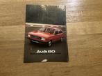 Audi 80 Brochure - 1976-8, Ophalen of Verzenden, Gelezen, Audi