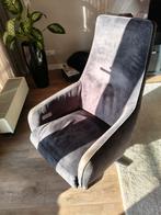 Elektrische Relax fauteuil met stof Adobe kleur antraciet, Ophalen, Gebruikt, Stof, 50 tot 75 cm