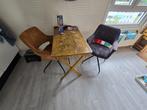 tafel met stoelen 'Grand café Paris', Antiek en Kunst, Antiek | Meubels | Tafels, Ophalen of Verzenden